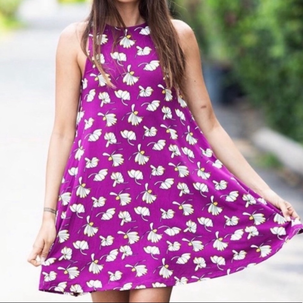 Ava sky dress